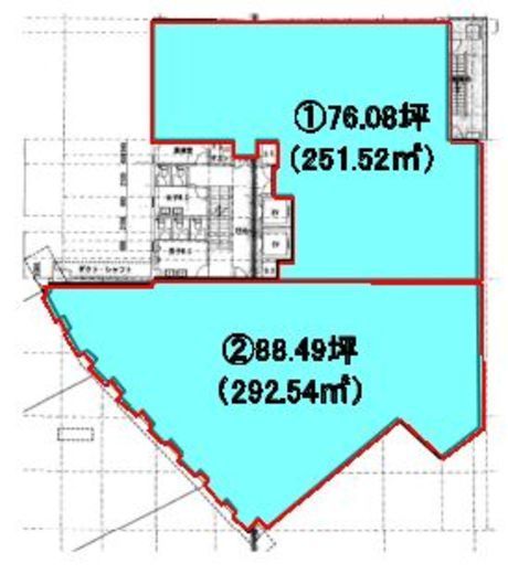 いちご五反田ビル 10階1 間取り図