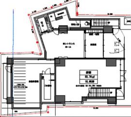 赤坂レジデンス壱番館(店舗) 1階 間取り図