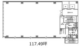 PMO西新宿 9階 間取り図