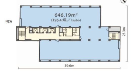 三田3丁目MTビル(旧：明治安田生命三田ビル) 3階 間取り図