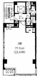 朝日ビル(小伝馬町) 2階 間取り図