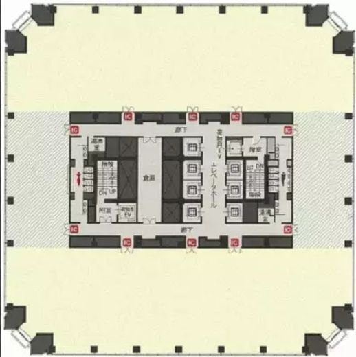 シーバンスS館 5階1 間取り図