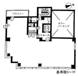 大森YSビル 4階 間取り図