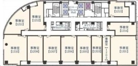 ワテラスアネックス 1214 間取り図