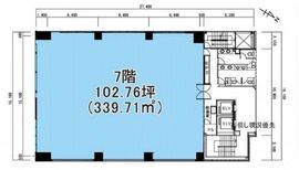 セントラルスクエア 7階 間取り図