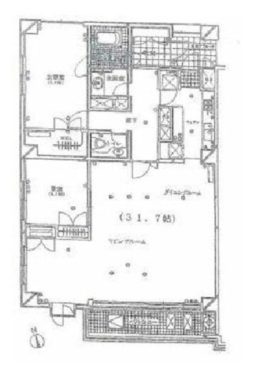 パレ・エテルネル 401 間取り図