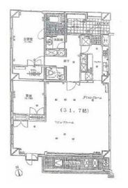 パレ・エテルネル 401 間取り図