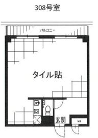第5スカイビル 308 間取り図
