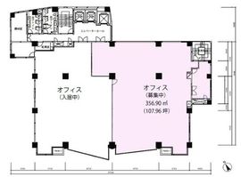 TOKYU REIT 渋谷Rビル 8階(分割） 間取り図