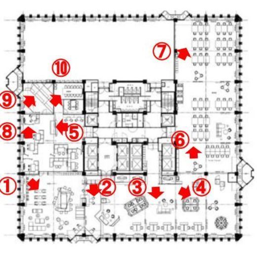 三田43MTビル 8階 間取り図