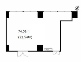 代官山アドレスザ・タワー (店舗・事務所) 3階 間取り図