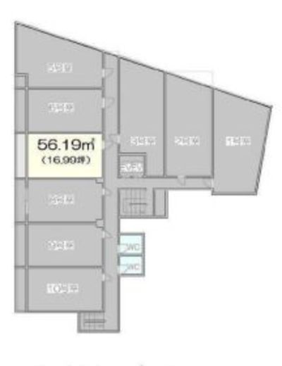 新陽ビル(高田馬場) 807 間取り図
