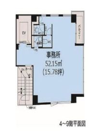 日本橋水野ビル 6-7階 間取り図