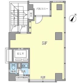 Barbizon18 5階 間取り図