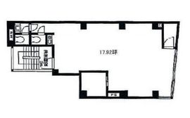 八丁堀KSビル 3階 間取り図