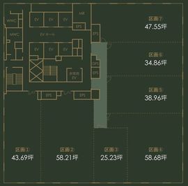 Dタワー西新宿 10階G 間取り図