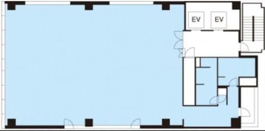 PMO東日本橋 2階 間取り図