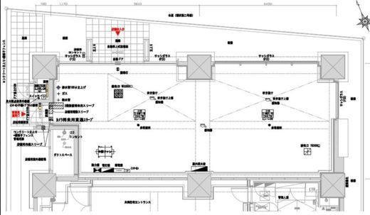 プラウド新虎通り(店舗) 1階 間取り図
