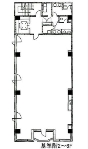 浜松町エムプレスビル 5階 間取り図