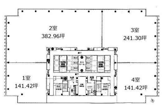 御茶ノ水ソラシティ 5階 間取り図
