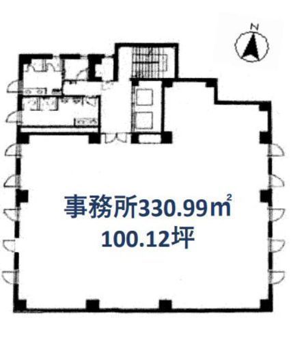 サクセス芝大門ビル 3階 間取り図