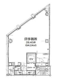 秋葉原SHビル 6階 間取り図