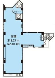 花川ビル(高田馬場) 4階 間取り図