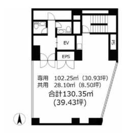 青山NAビル 7階 間取り図