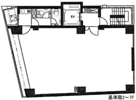 赤坂丹後ビル 5階 間取り図