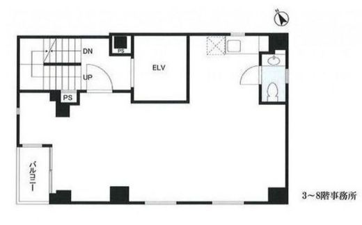 V1Bldg 4階 間取り図