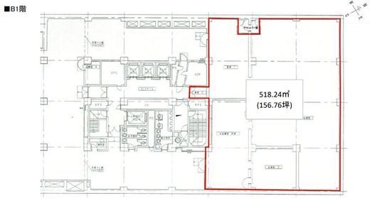 兜町第1平和ビル B1階 間取り図