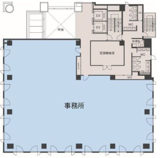 茅場町ブロードスクエア 2階 間取り図