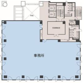 茅場町ブロードスクエア 2階 間取り図