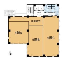 藤和江戸川橋ビル 5階A 間取り図
