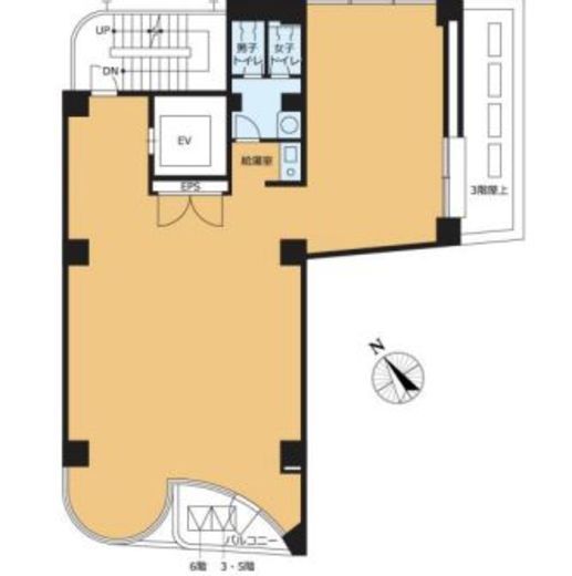 VORT外苑前Ⅱ 6階 間取り図