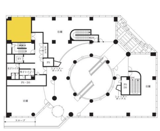 新宿アイランドアトリウム 2302 間取り図