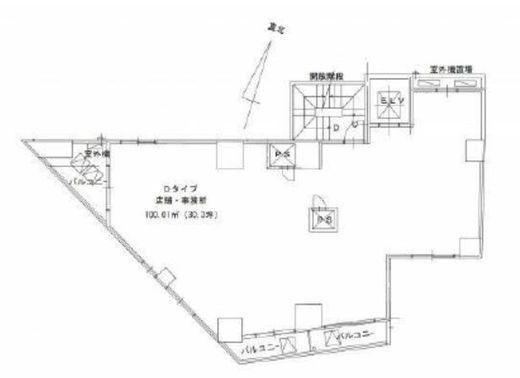 西新宿　PINE　NEEDLE 401 間取り図