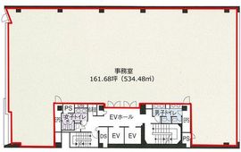 ラウンドクロス新宿 6階 間取り図
