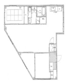 人材開発神楽坂ビル 2階 間取り図