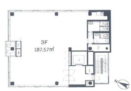 第16スカイビル 301 間取り図