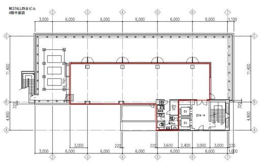 WESTALL四谷ビル 4階 間取り図