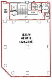 八重洲中央ビル 4階 間取り図