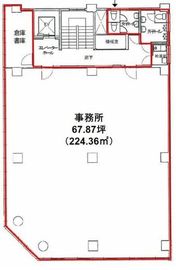 八重洲中央ビル 3階 間取り図