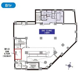 新四curumuビル B1階3 間取り図