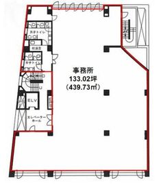 87ビルディング岩戸町 3階 間取り図