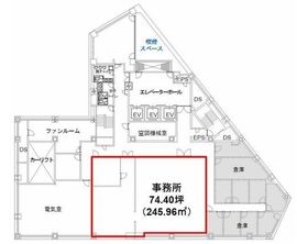 SHIMOMOTOビル B1階 間取り図