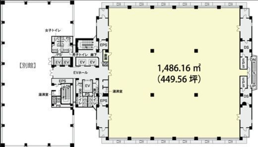 A-PLACE品川東(本館・別館) 6階 間取り図