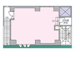 MANOA白金高輪(店舗) 2階 間取り図