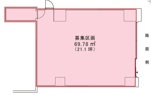 五島育英会ビル B2階 間取り図