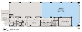 JPR市ヶ谷ビル 3階 間取り図